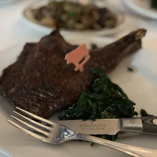 a fork and knife on a plate