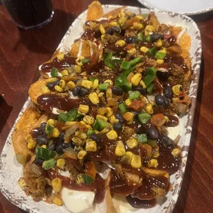 1/2 order of smokehouse pork nachos