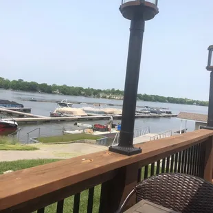 The water view from the deck at Wolfies on Morse