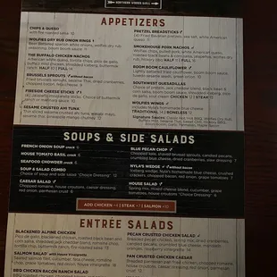 Feb 2024: Menu front