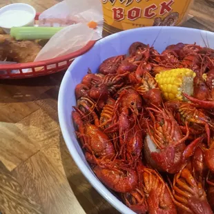 Classic Buffalo Wings + crawfish