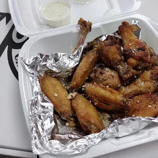 garlic parmesan wings