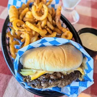 Single Combo with drink upgraded to a malt