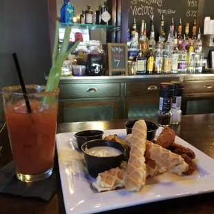 Bloody, Chicken &amp; Waffles