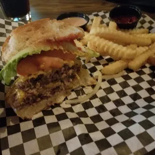 Build your own burger - two patties of juicy deliciousness