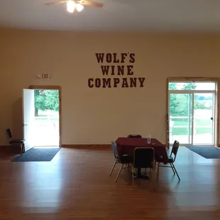 a dining room with tables and chairs