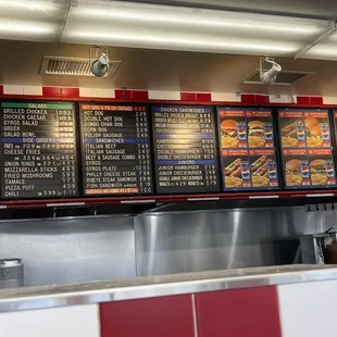 Menu board