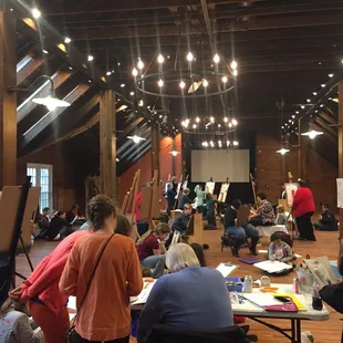 Fun learning manga in the barn