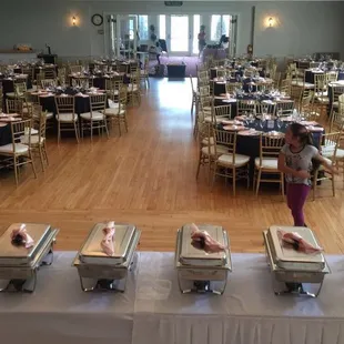 Set up before my florist arrived