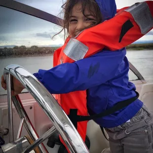 Kids love the experience of boating on the Napa River with Capt. Aussie Bob