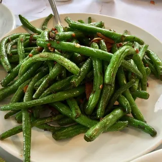 35. Dry Braised String Beans with Minced Pork