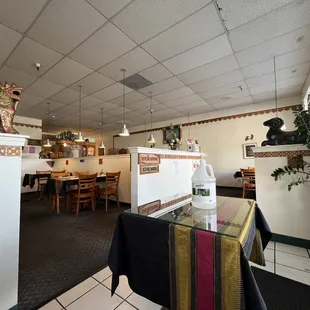 The front waiting area.