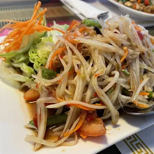 Papaya salad (Laos style)