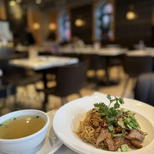 2. Duck Noodle Soup (on side)