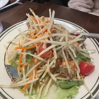 Papaya Salad w/ Krapi w/ Plara