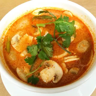 4. Tom Yum Seafood Noodle Soup