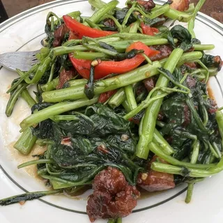 1. Crispy Pork with Chinese Watercress Special