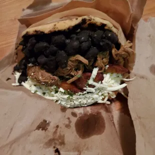 Arepa De Pabellon Criollo