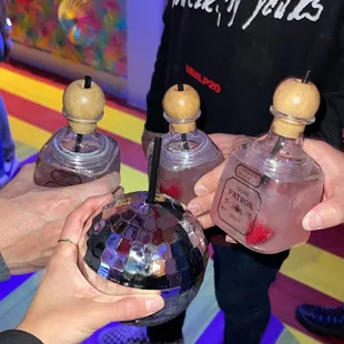 Disco Bull and Livin' My Best Life drinks