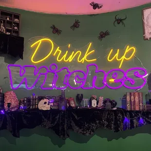 Halloween decor inside