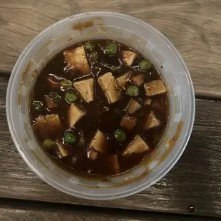 Bean Curd Szechuan Style