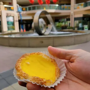 Egg custard tart! Delicious!