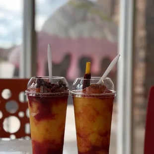 Mangonada and Chamango. Pretty good and they hit the spot. Next time, and there will be, hopefully, I may try the Diablitos