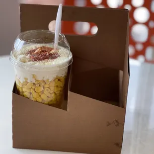 The elote: finally, a decent serving of elote! Score!!