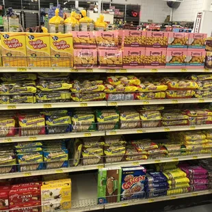 Our cookie selection! MAKE sure you grab some Milk! We have almond milk as well!
