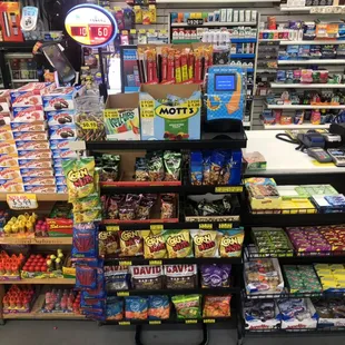 Our on the counter snacks and candy!