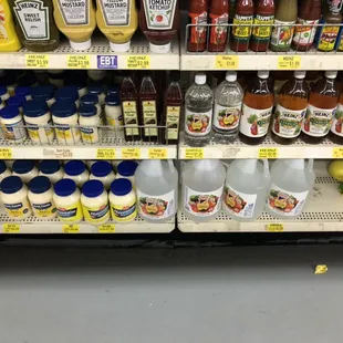 Our condiments selection!