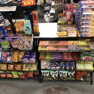 Our on the counter snacks and candy!