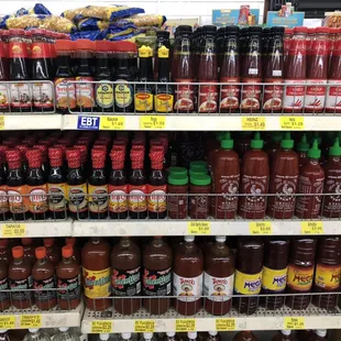 Our condiments selection!