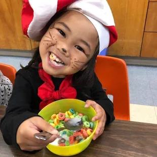 Breakfast during Dr. Seuss week