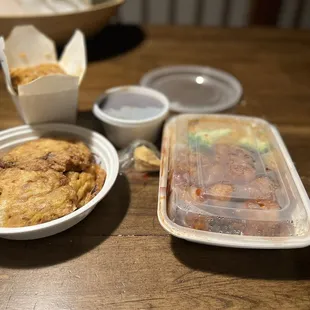 General. Tso chicken egg Foon young lo Mein