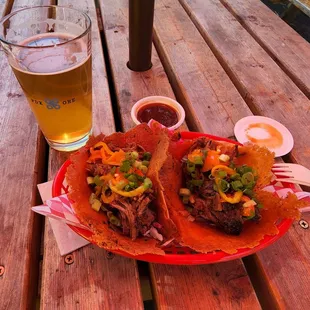 Tacos with Brisket Burnt Ends
