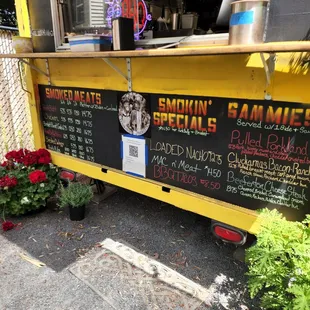 Menu as of 7/3/2022