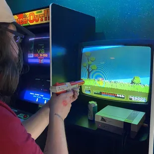 Duck Hunt on the Nintendo!