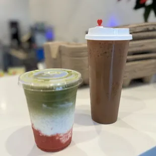 Strawberry Matcha Latte  Wintermelon Milk Tea