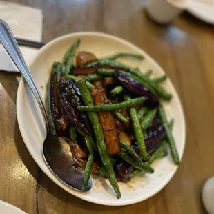 Eggplant String Beans