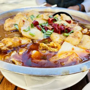 Boiling Hot Fish Fillets