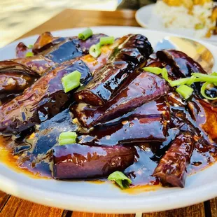 Eggplant with Garlic Sauce
