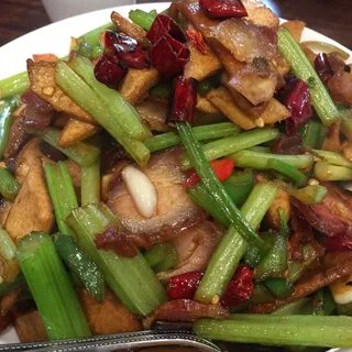 Pork and Tofu with Celery