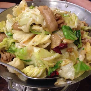 Iron Pot Pork and Cabbage