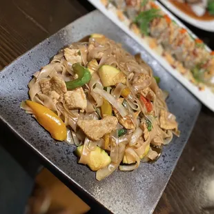 Drunken noodles