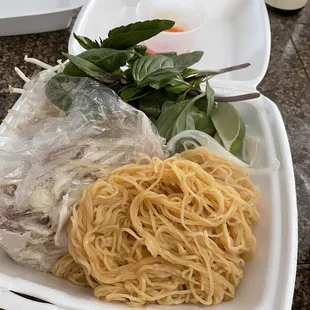 Ordered pho but it came with egg noodles instead. Like why???
