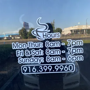 New hours