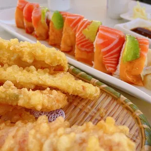 Tempura &amp; Protein Roll Salmon