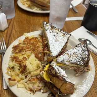 a plate of food on a table