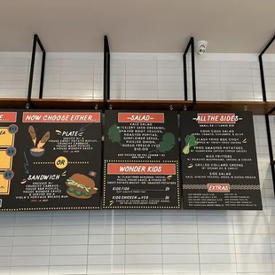 Menu board